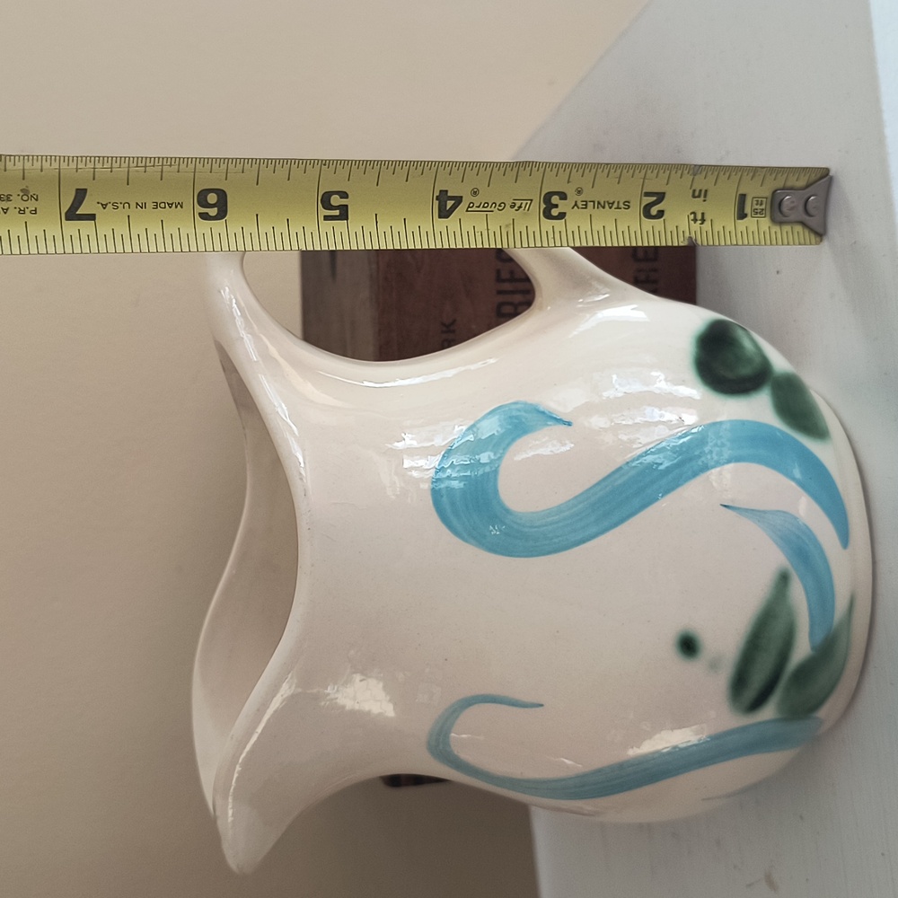 Roseville Painted Pitcher - Picture 10 of 12